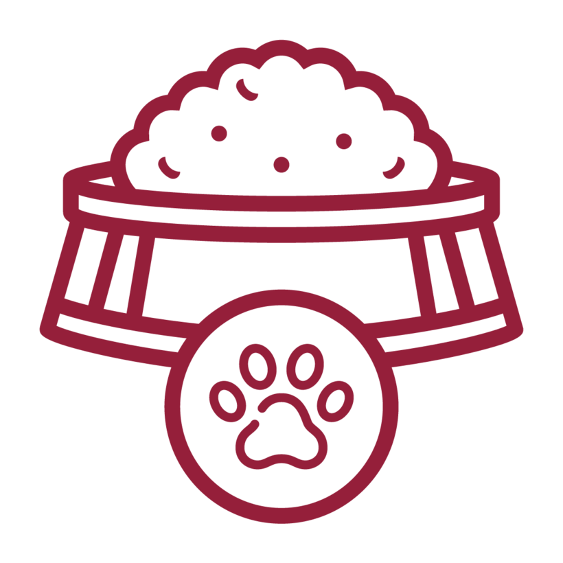 stats icon voor kg voedsel werd bedeeld via het sociaal project Baas&Beest 9 600